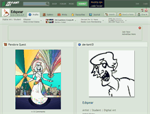 Tablet Screenshot of edspear.deviantart.com