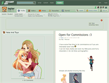 Tablet Screenshot of lepler.deviantart.com