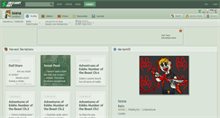 Desktop Screenshot of ixona.deviantart.com