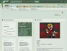 Tablet Screenshot of ixona.deviantart.com