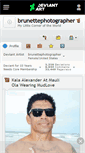 Mobile Screenshot of brunettephotographer.deviantart.com