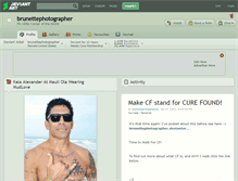 Tablet Screenshot of brunettephotographer.deviantart.com
