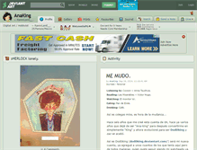 Tablet Screenshot of anaking.deviantart.com