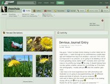 Tablet Screenshot of choochula.deviantart.com