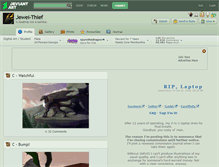 Tablet Screenshot of jewel-thief.deviantart.com