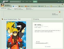 Tablet Screenshot of naruto-z.deviantart.com