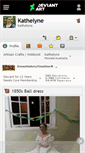 Mobile Screenshot of kathelyne.deviantart.com