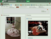 Tablet Screenshot of kathelyne.deviantart.com