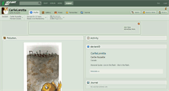 Desktop Screenshot of carlieloretta.deviantart.com