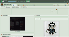 Desktop Screenshot of basementman.deviantart.com