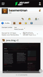 Mobile Screenshot of basementman.deviantart.com