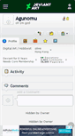 Mobile Screenshot of agunomu.deviantart.com