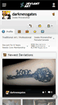 Mobile Screenshot of darknessgates.deviantart.com
