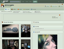 Tablet Screenshot of darknessgates.deviantart.com