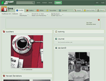 Tablet Screenshot of ljova.deviantart.com