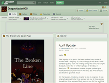 Tablet Screenshot of dragonmaster000.deviantart.com