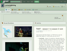 Tablet Screenshot of lumoslightning.deviantart.com