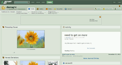 Desktop Screenshot of diannag14.deviantart.com