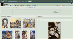 Desktop Screenshot of jana-za.deviantart.com