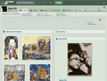 Tablet Screenshot of jana-za.deviantart.com
