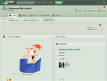 Tablet Screenshot of phineasandferbdanish.deviantart.com