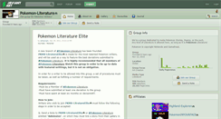 Desktop Screenshot of pokemon-literature.deviantart.com