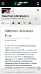 Mobile Screenshot of pokemon-literature.deviantart.com