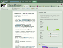 Tablet Screenshot of pokemon-literature.deviantart.com
