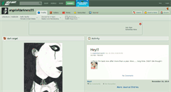 Desktop Screenshot of angelofdarkness55.deviantart.com