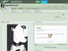 Tablet Screenshot of angelofdarkness55.deviantart.com