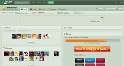 Desktop Screenshot of amber-sky.deviantart.com