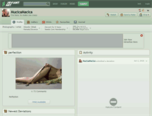 Tablet Screenshot of mucicamacica.deviantart.com