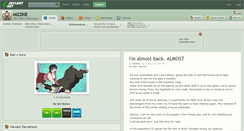 Desktop Screenshot of mizzkie.deviantart.com