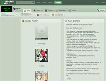 Tablet Screenshot of igura.deviantart.com