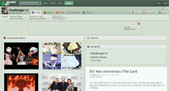 Desktop Screenshot of headbanger14.deviantart.com