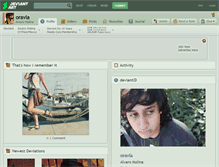 Tablet Screenshot of oravla.deviantart.com