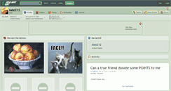 Desktop Screenshot of kate212.deviantart.com