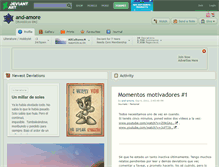 Tablet Screenshot of and-amore.deviantart.com