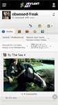 Mobile Screenshot of obsessed-freak.deviantart.com