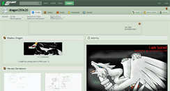 Desktop Screenshot of dragon250620.deviantart.com