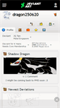 Mobile Screenshot of dragon250620.deviantart.com