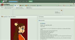 Desktop Screenshot of icetigress.deviantart.com
