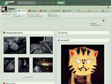 Tablet Screenshot of daisui.deviantart.com