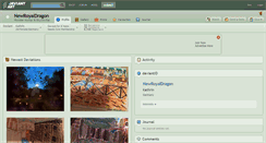 Desktop Screenshot of newroyaldragon.deviantart.com