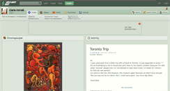 Desktop Screenshot of clara-novak.deviantart.com
