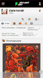 Mobile Screenshot of clara-novak.deviantart.com