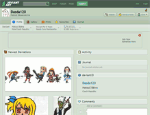 Tablet Screenshot of dasda120.deviantart.com