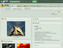 Tablet Screenshot of jantao.deviantart.com