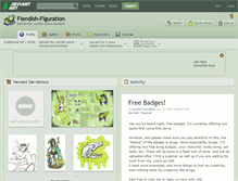 Tablet Screenshot of fiendish-figuration.deviantart.com