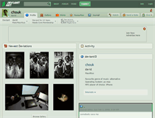 Tablet Screenshot of chouk.deviantart.com